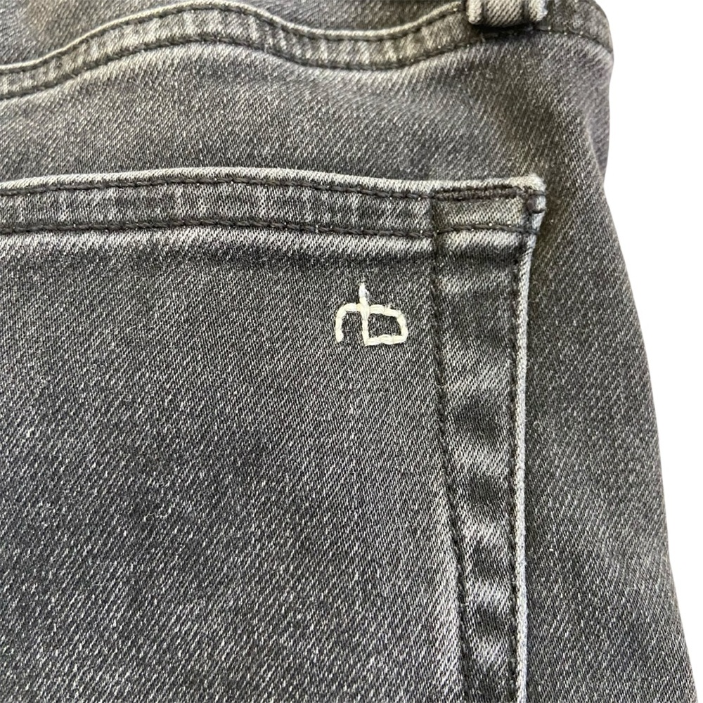 Men's Rag & Bone Fit 2 Slim Black Jeans 34W 32L - Picture 5 of 11